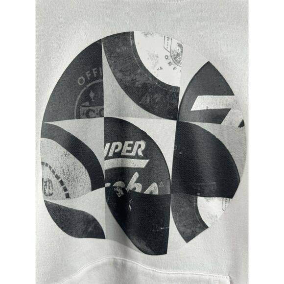 CCM Senior Pullover Men’s Size Small Hoodie F6838 White & Green - Picture 4 of 9